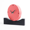 MR CLOCK orologio d'appoggio in legno verniciato - Rosa
