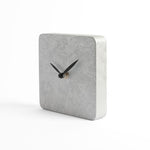 SILVER CLOCK Orologio in legno verniciatura materica