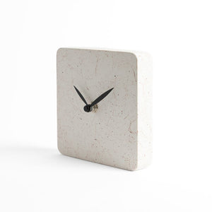 MARBLE CLOCK Orologio d'appoggio effetto marmo