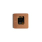 COPPER CLOCK Orologio in legno verniciatura materica