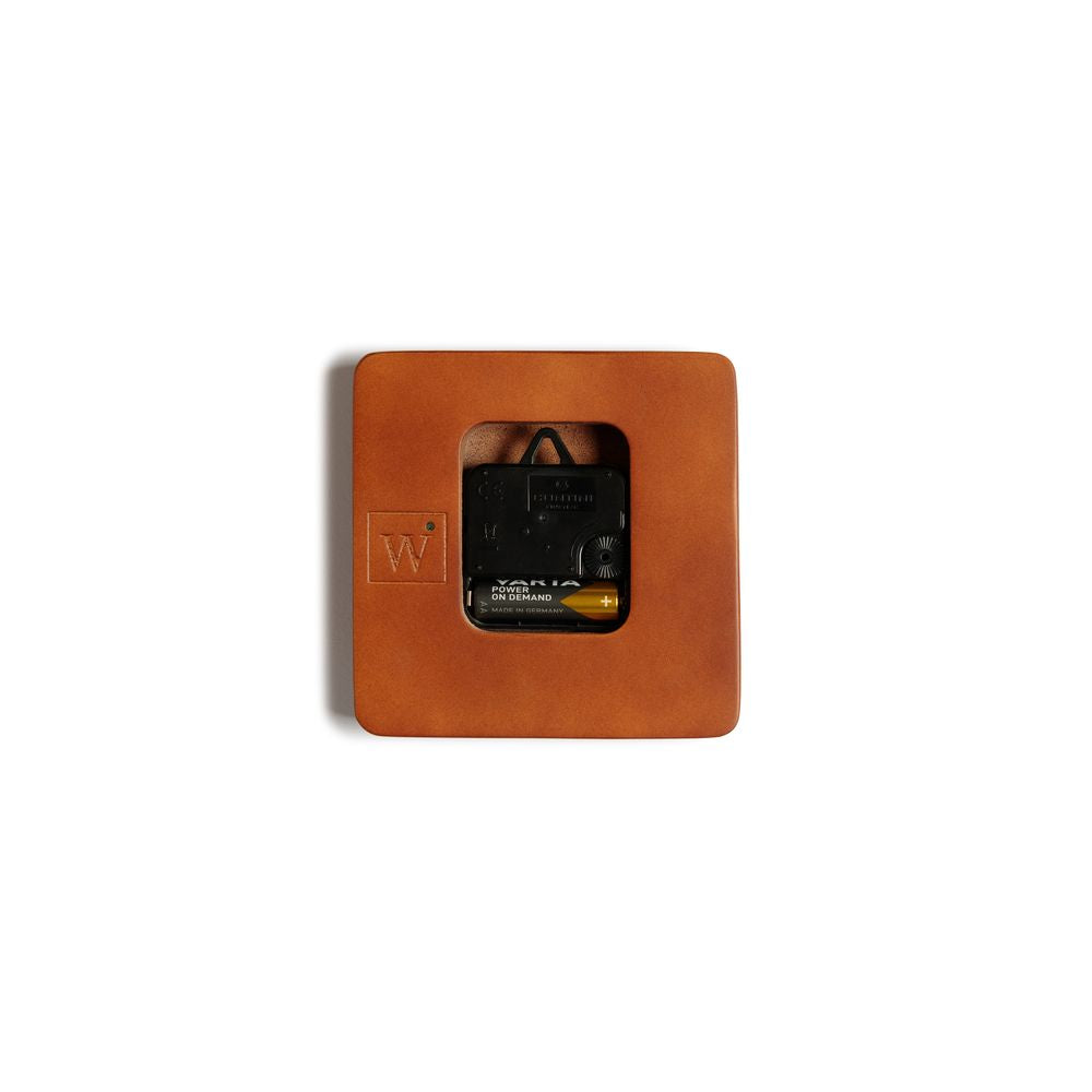 CORTEN CLOCK Orologio d'appoggio in legno verniciato
