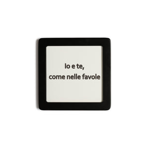 Quadretto in Legno Io e te, come nelle favole