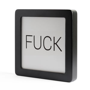 Quadretto in Legno Fuck