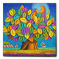 QUADRO "ALBERO-DELLA-FELICITÀ"