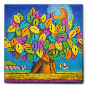 QUADRO "ALBERO-DELLA-FELICITÀ"