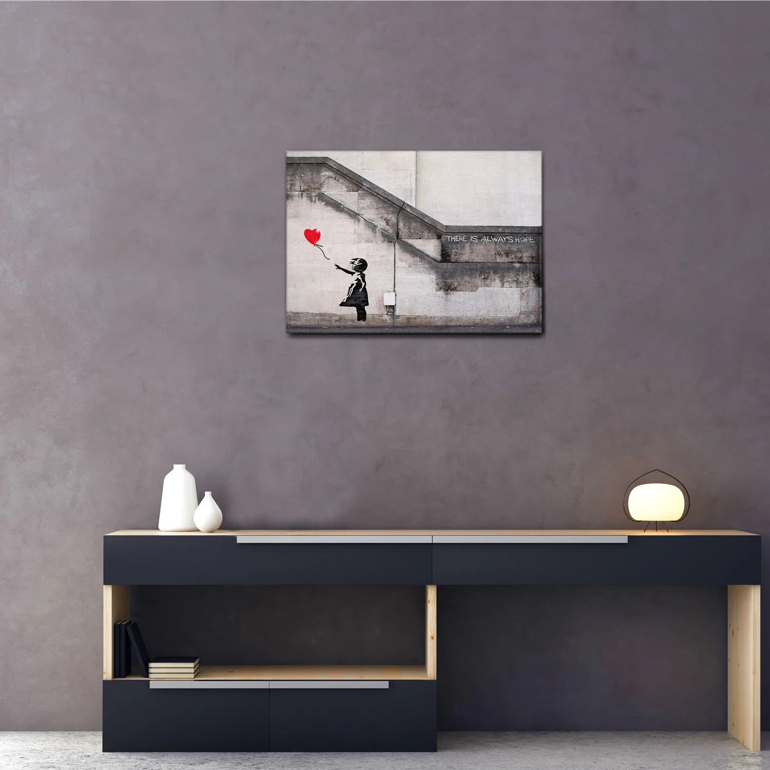 Quadro Bambina con palloncino - moderno - arredo muro - wdesign - macerata - marche