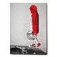 QUADRO BANKSY CAPPUCCETTO ROSSO