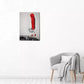 QUADRO BANKSY CAPPUCCETTO ROSSO