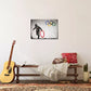 QUADRO BANKSY CERCHIO OLIMPICO