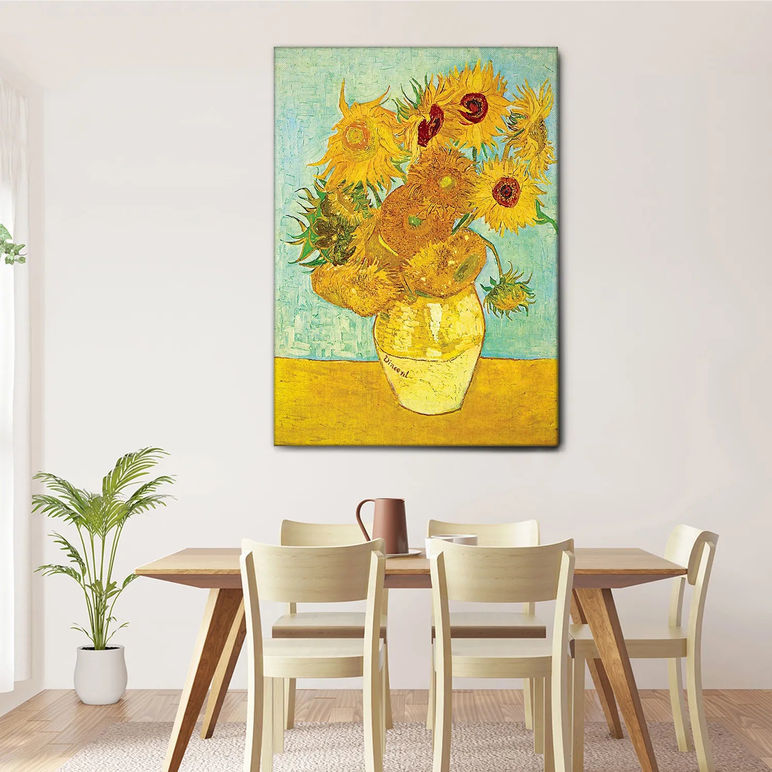 Quadro-I-girasoli-soggiorno-arredo-muro-wdesign-macerata-marche