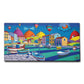 QUADRO "MARE-BARCHE-MONGOLFIERE"