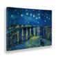 Quadro Notte stellata sul Rodano - soggiorno - arredo muro - wdesign - macerata - marche