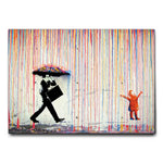 Quadro Pioggia di colori - moderno - arredo muro - wdesign - macerata - marche
