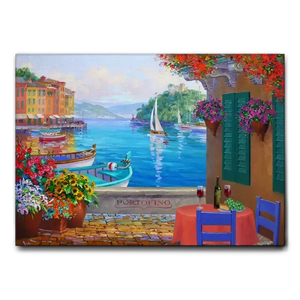QUADRO RIFLESSI A PORTOFINO