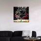 QUADRO STREET ART BLACK ROSE