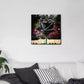 QUADRO STREET ART BLACK ROSE