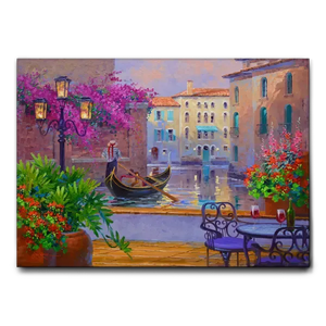 QUADRO RIFLESSI ROMANTICI A VENEZIA