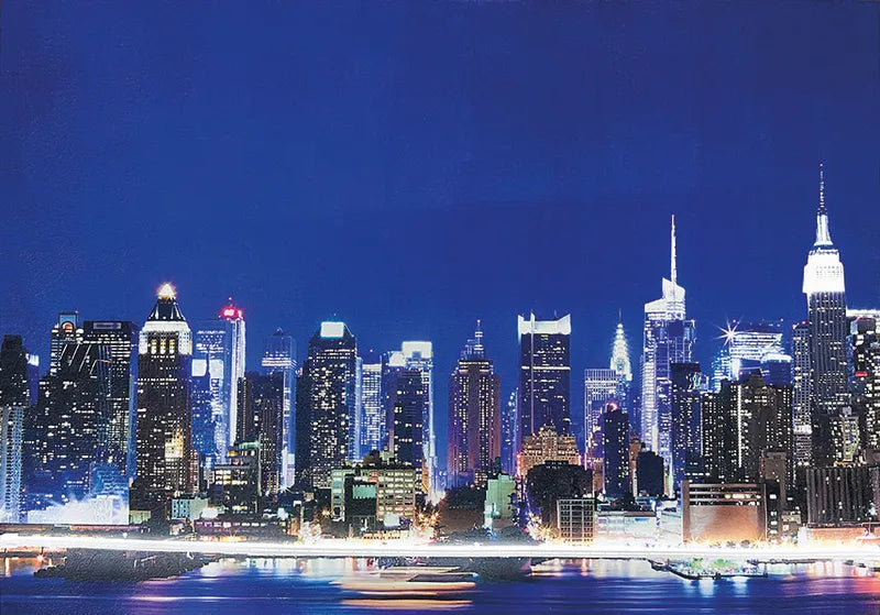 Quadro Led Manhattan olio su tela