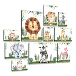 Animaletti Della Giungla Quadri set 10 pannelli