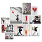 Bansky 1 Quadri set 10 pannelli