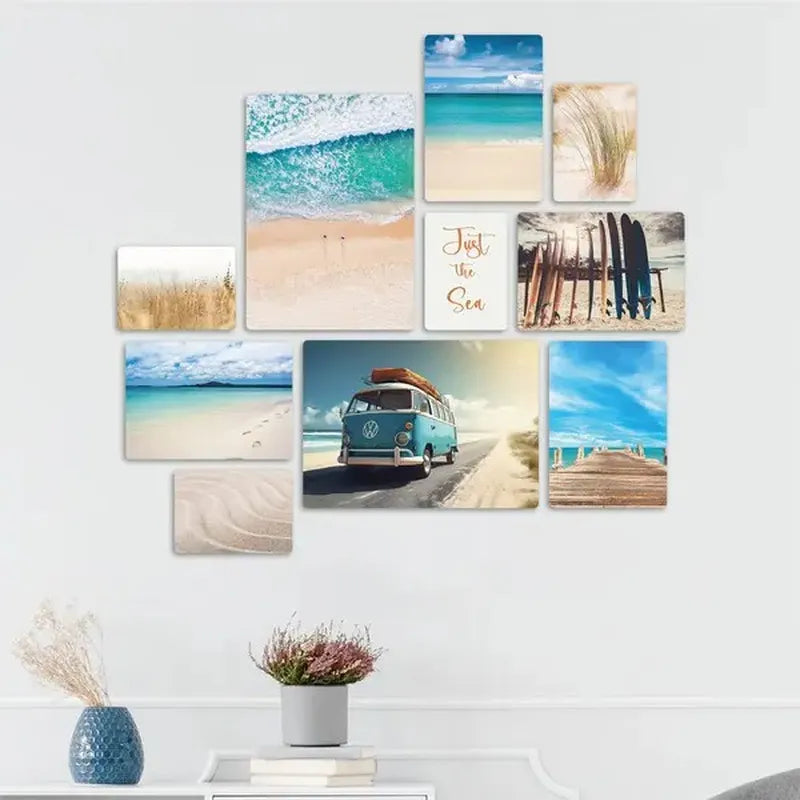 Beach life Quadri set 10 pannelli