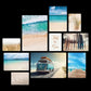 Beach life Quadri set 10 pannelli