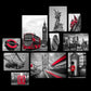 Città London Quadri set 10 pannelli