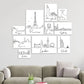 City Line 1 Quadri set 10 pannelli
