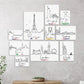 City Line 2 Quadri set 10 pannelli