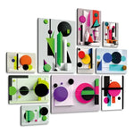 Colori Astratti Quadri set 10 pannelli