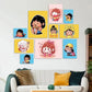 Cute Manga Girls Quadri set 10 pannelli
