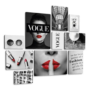 Fashion Moda Vogue Quadri set 10 pannelli