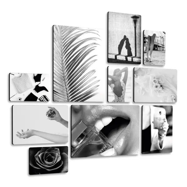 Fashion Parfum Quadri set 10 pannelli
