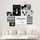 Fashion Prada Quadri set 10 pannelli