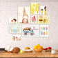 Ice Cream Quadri set 10 pannelli
