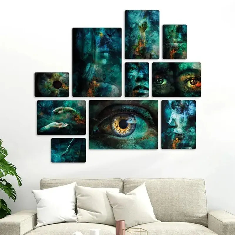 Metaphysical Soul Quadri set 10 pannelli