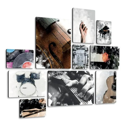 Musicart Quadri set 10 pannelli