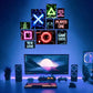 Neon Gaming Quadri set 10 pannelli