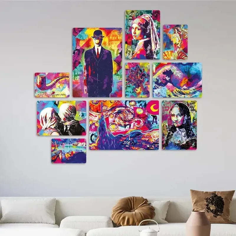 Pop Art Quadri set 10 pannelli