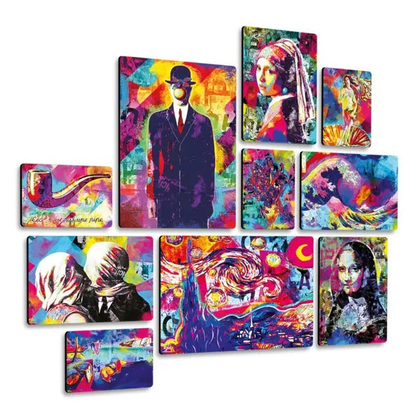 Pop Art Quadri set 10 pannelli