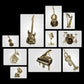 Strumenti Musicali Quadri set 10 pannelli