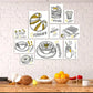 The Breakfast Quadri set 10 pannelli