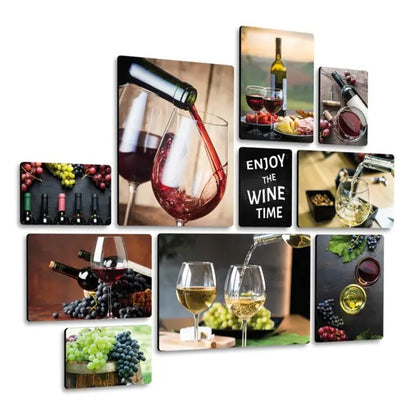 Vino Quadri set 10 pannelli