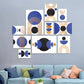 Zen Blue Quadri set 10 pannelli