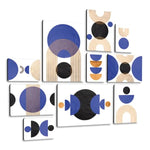 Zen Blue Quadri set 10 pannelli
