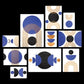 Zen Blue Quadri set 10 pannelli