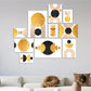Zen Gold Quadri set 10 pannelli