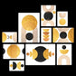 Zen Gold Quadri set 10 pannelli