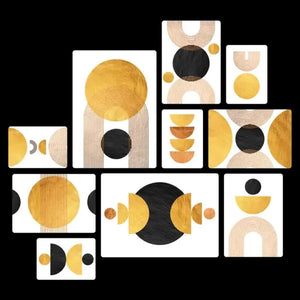 Zen Gold Quadri set 10 pannelli