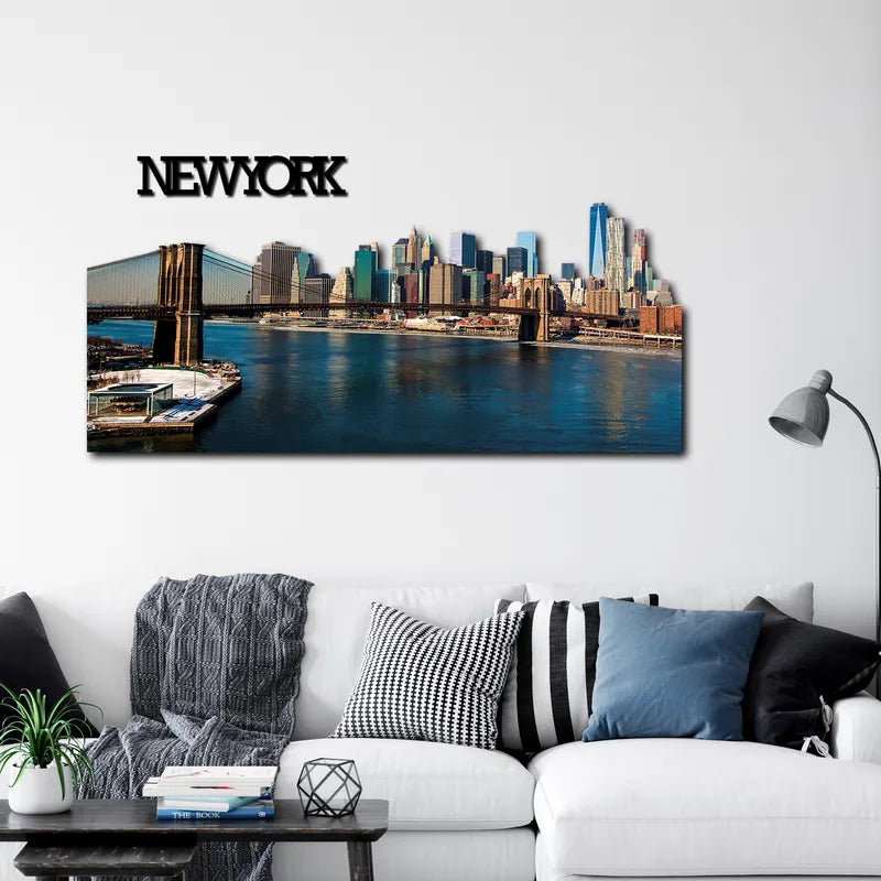 Brooklyn Skyline Fotografico Sagomato
